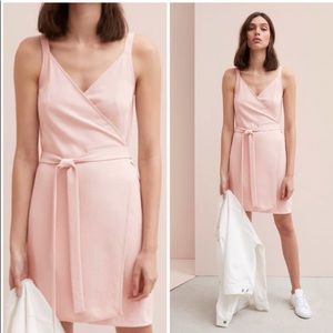 Everlane Go weave tank wrap dress